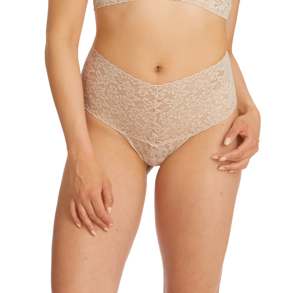 Hanky Panky Signature Lace Retro Thong - Chai