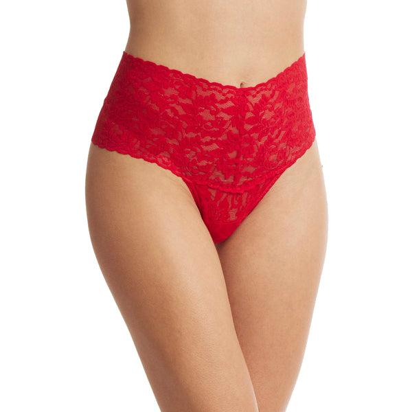 Hanky Panky Signature Lace Retro Thong - Red