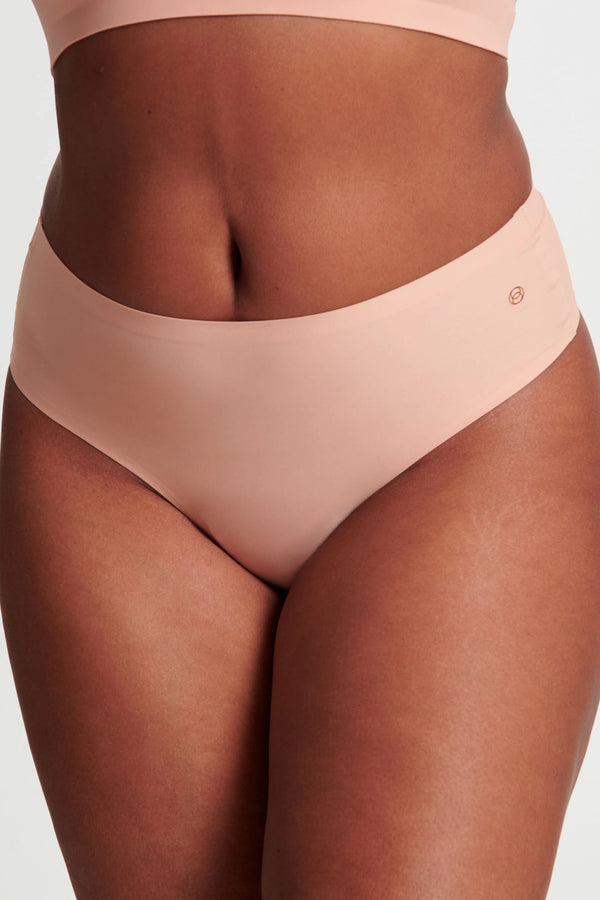 Evelyn & Bobbie Hi-Waist Thong - Himalayan Salt